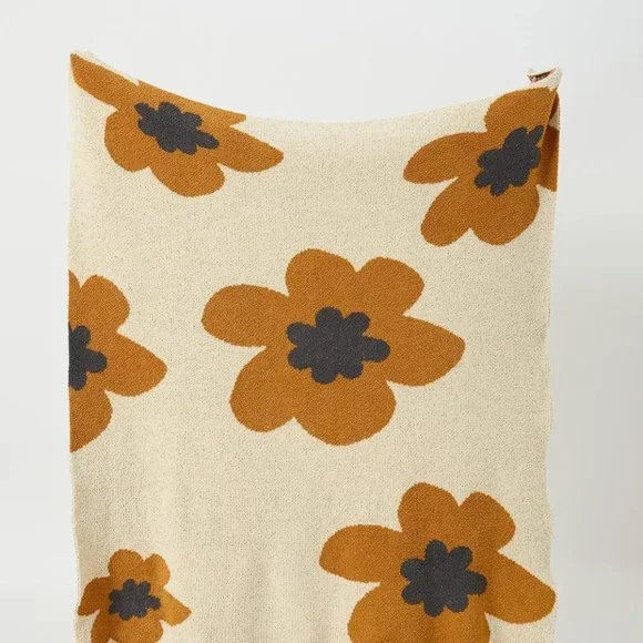 Anthro Flower Throw Blanket - Picture 5 of 5